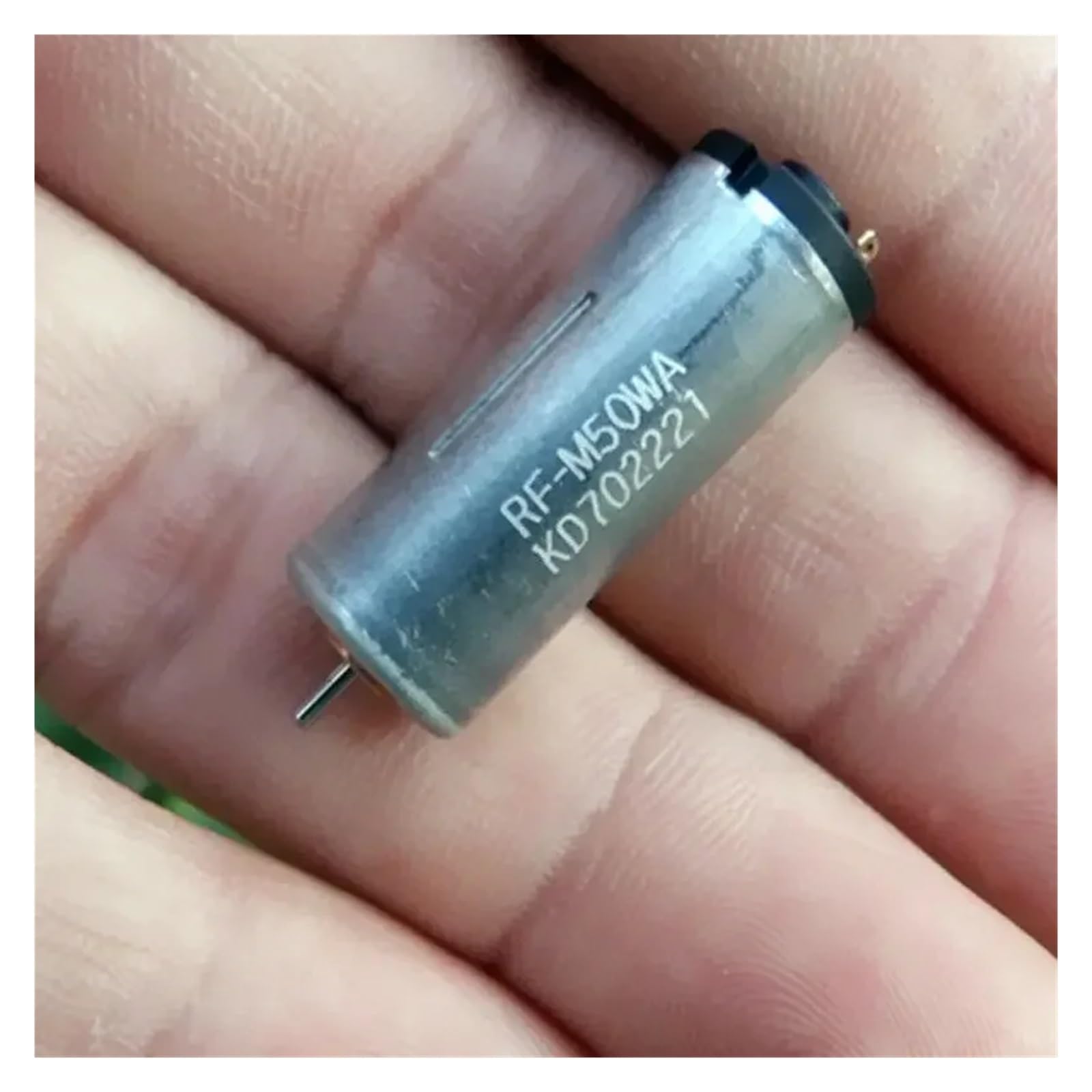 LHAOEEEYG M50 Electronic Starter DC 3V 3.7V 4.2V 31000RPM Large Torque High Speed Power 10mm Round Cylinder Solar Power Toy Car
