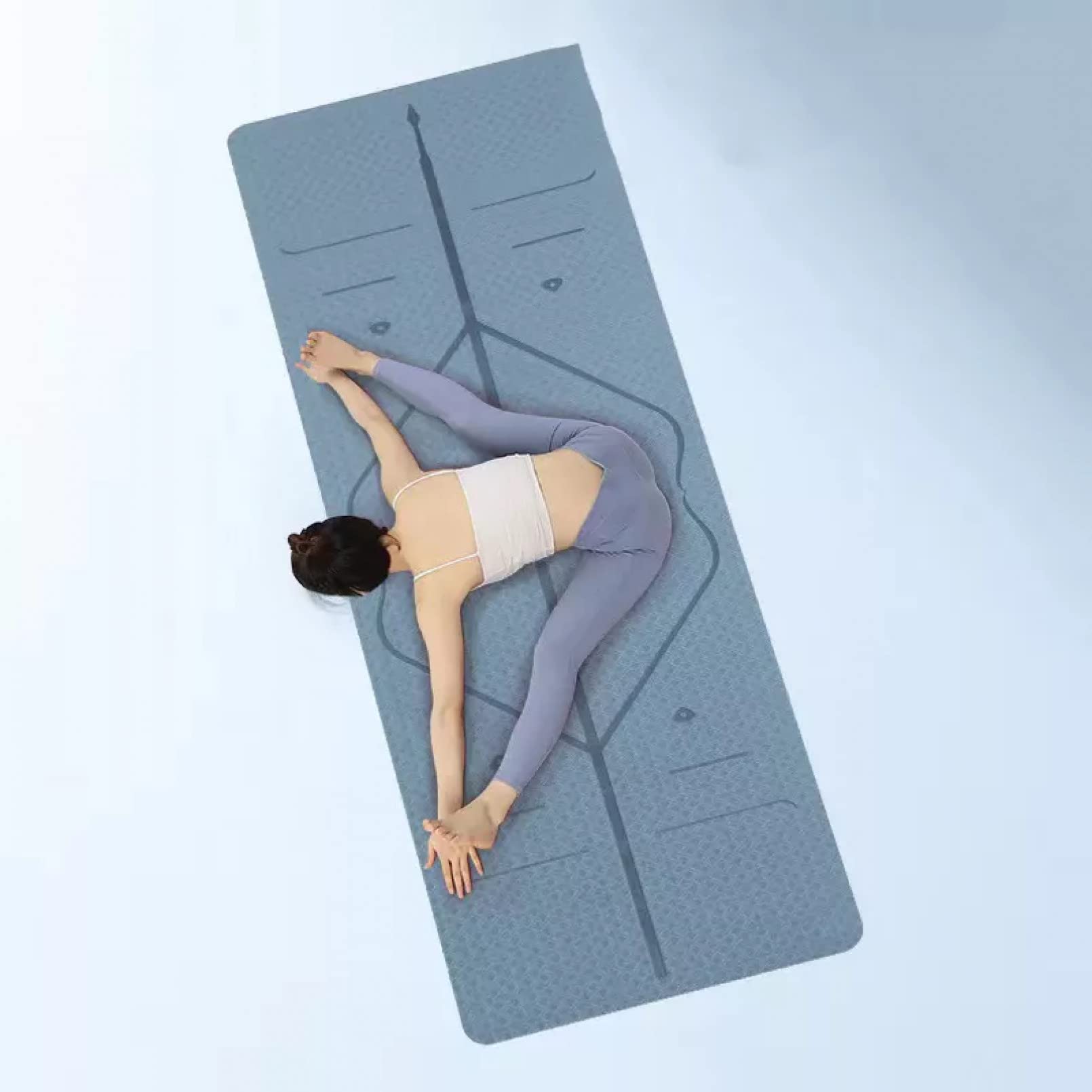 Tappetino da yoga tappetino da yoga antiscivolo per principianti fitness danza yoga tappetino antiscivolo tappetino fitness