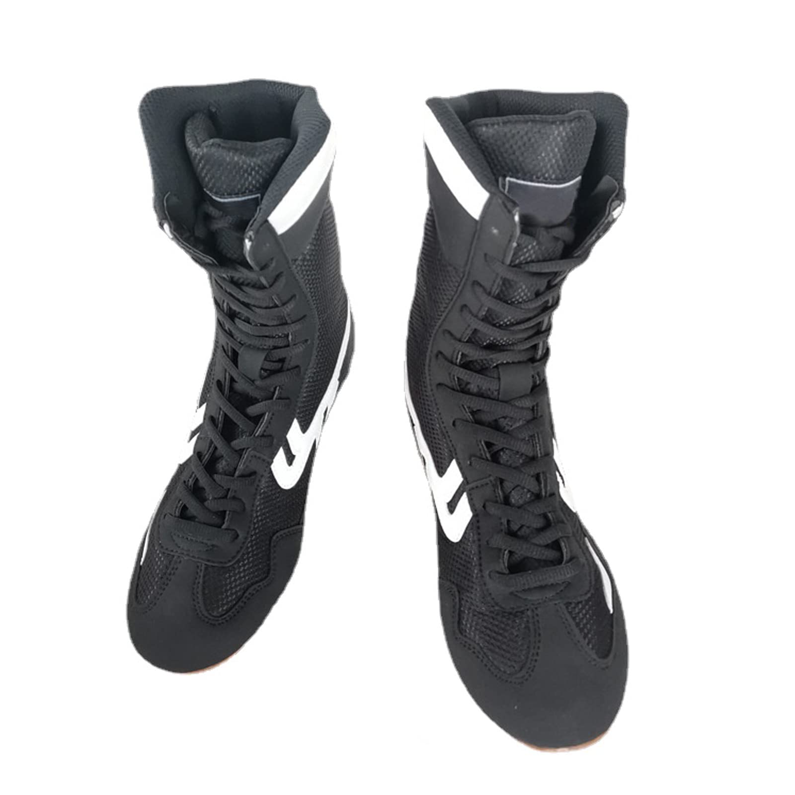 LZQpearl Buty bokserskie, buty bokserskie, dla mężczyzn i kobiet, dzieci i dorosłych, buty piłkarskie, unisex, Junior Boxer Trainer buty walki, buty do treningu, walki MMA, Muay