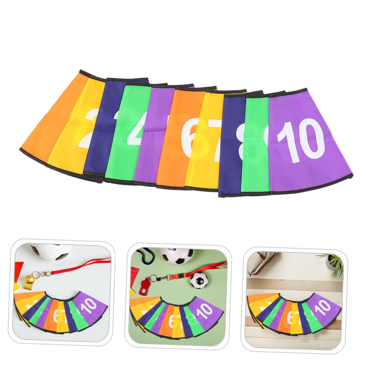 TOYANDONA 2 Juegos Fundas para Conos con Números Visibles Duraderos para Conos de Entrenamiento de Fútbol Mangas de Logotipo para Prácticas de Posicionamiento y Ejercicios de Agilidad