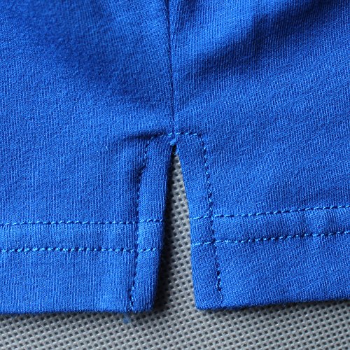 Muscle Alive Mens Bodybuilding Shorts 3" Inseam Cotton Size L Blue - Thumbnail 3