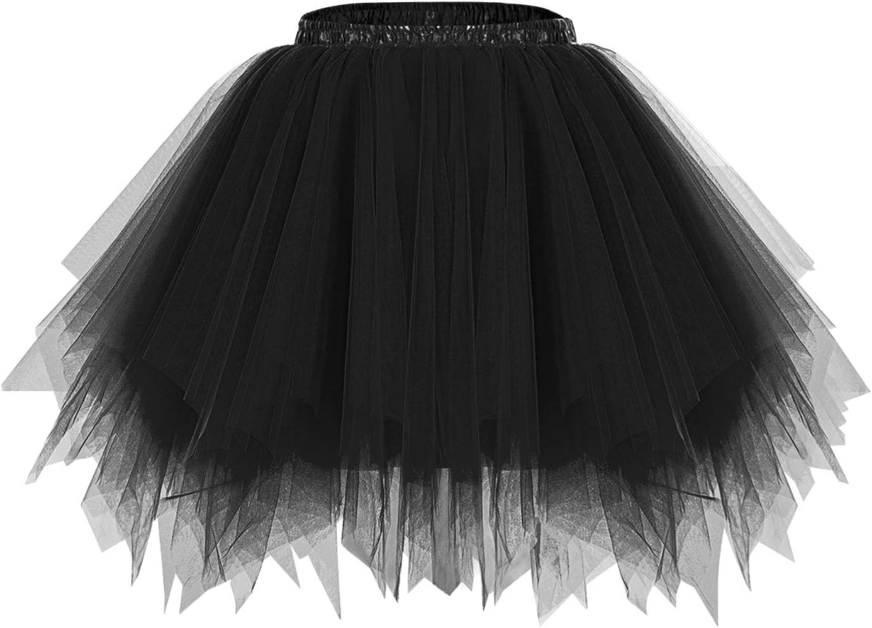 Women's Tutu Skirt 2025 50s Vintage Ballet Bubble Dance Skirts for Cosplay Party