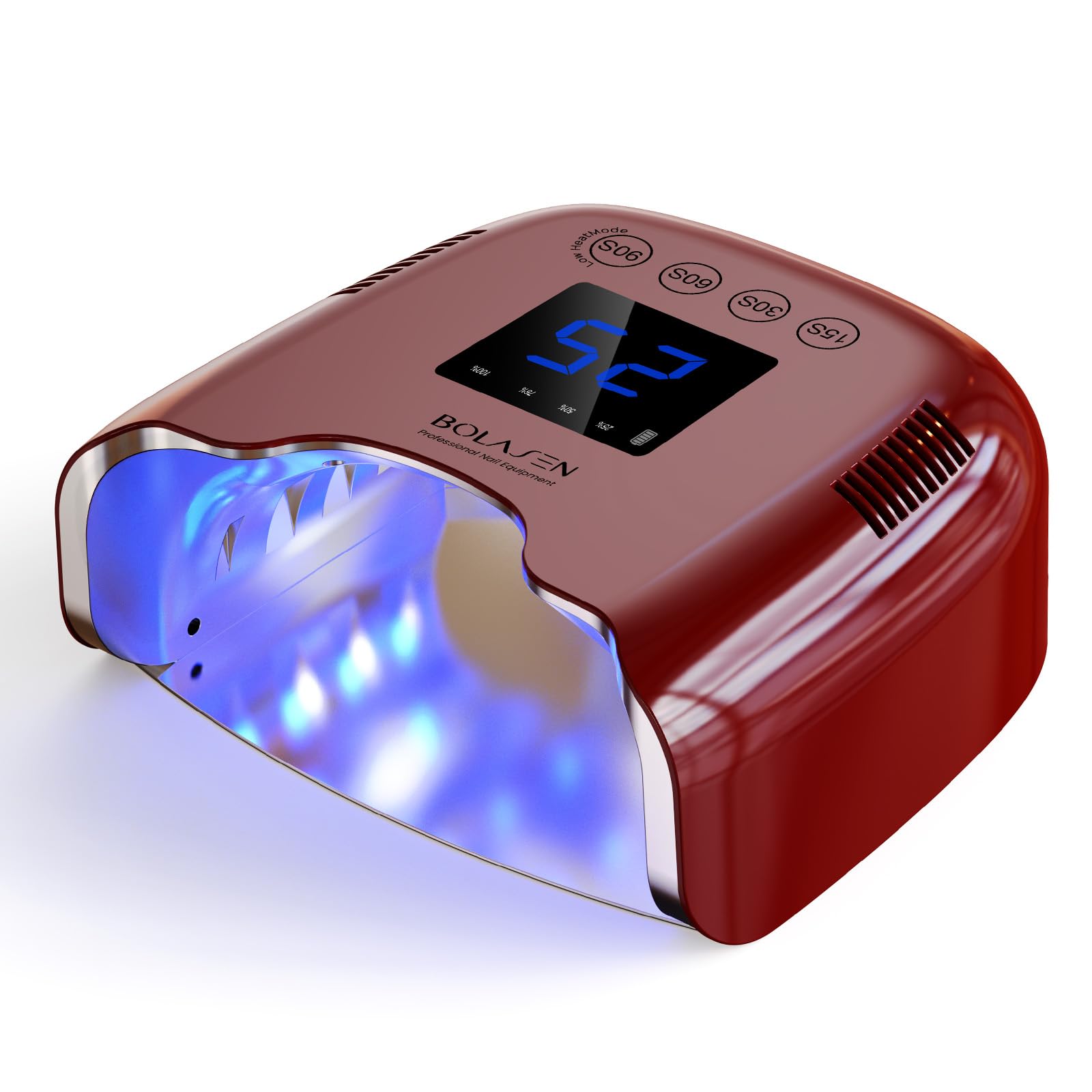 Amazon | BOLASEN 限定版 コードレス 充電式 UV LED ネイルランプ