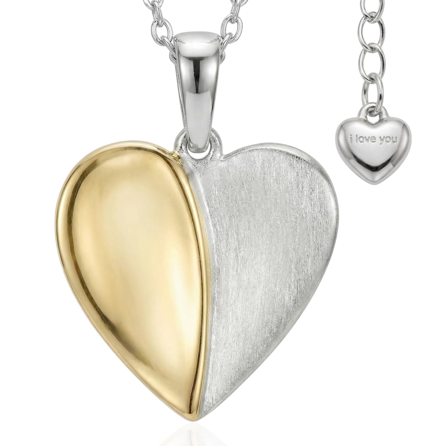 Hannah’s Treasures Herzkette Silber 925 Damen Kette Herz mit Anhänger
