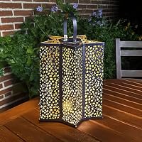 Garden MileÂ® Lanterna solare da giardino in rattan, illumina il tuo