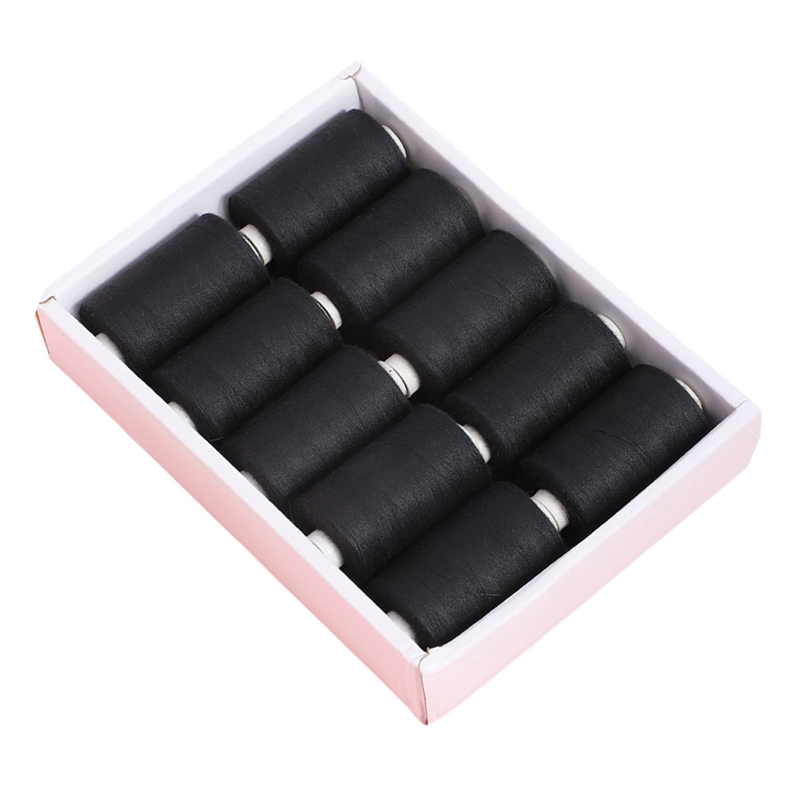 Tsophreniq 10 Assorted Color Polyester Thread Set for Sewing Machines and Crafting Projects Polyester Thread for Craft