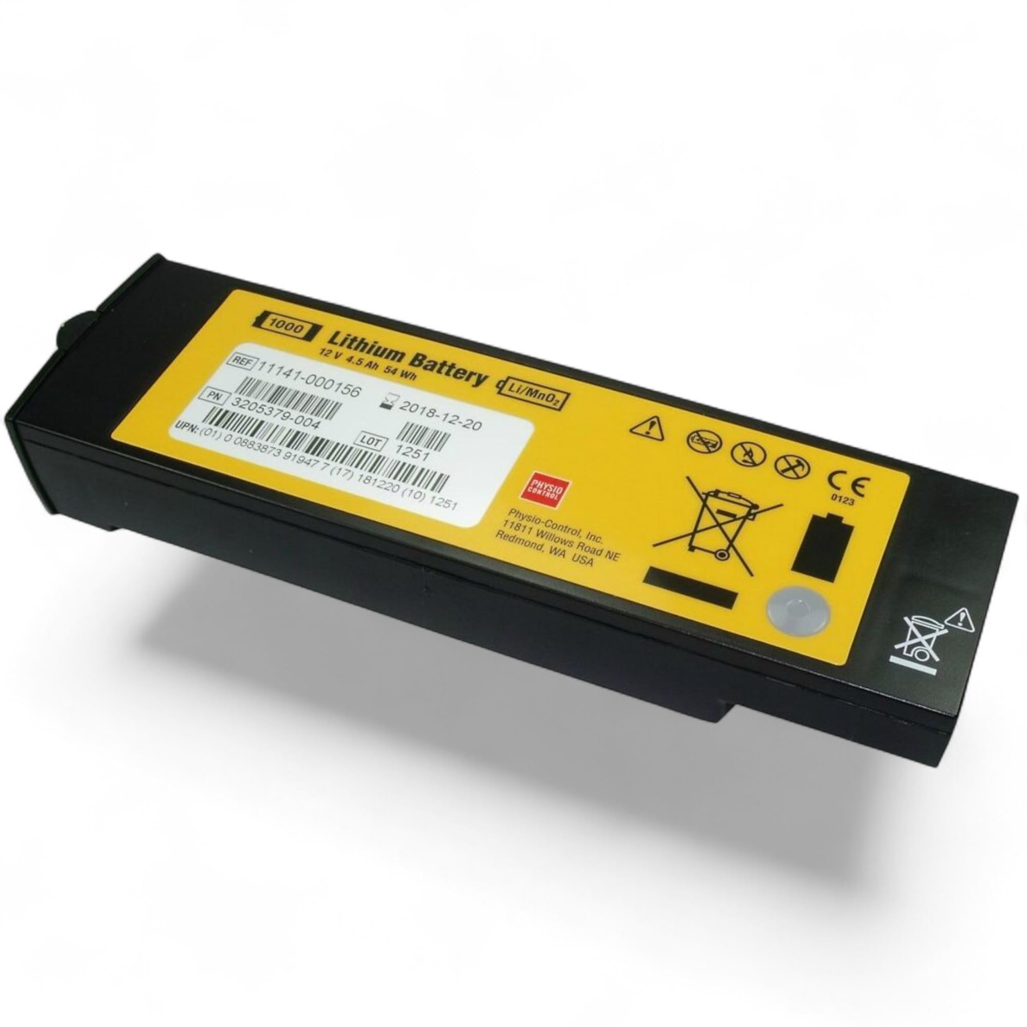 Batterie für Physio Control LIFEPAK LP 1000 (LP1000) Defibrillator AED