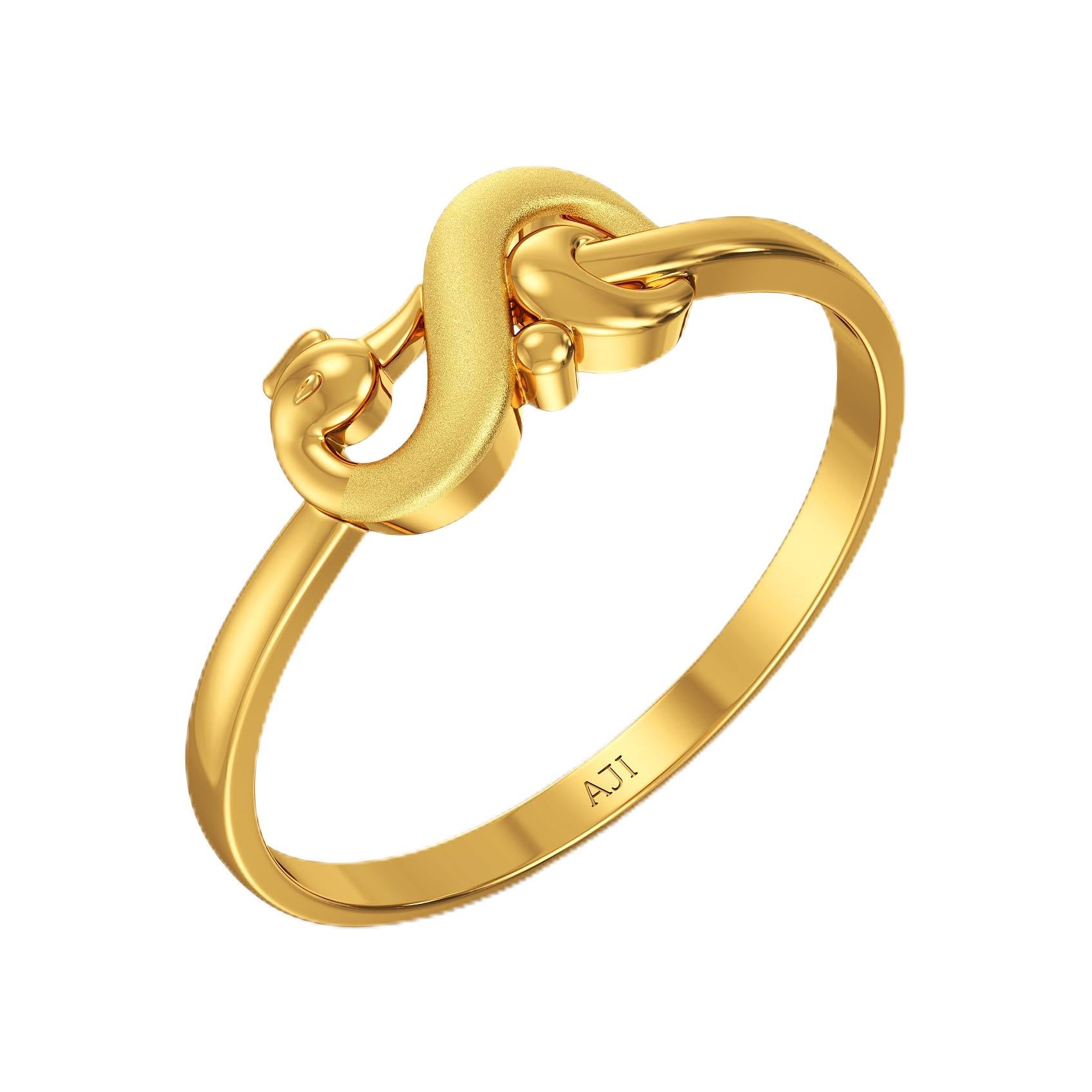 joyalukkas 22KT Fetching Gold Ring For Women(size 9)-picture-39