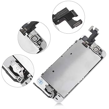 Amazon.co.jp: SZM iPhone5S フロントパネルセット LED