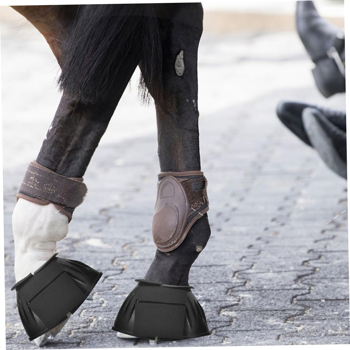4pcs Breathable Tendon Protectors Portable Leg Supports Lightweight Comfortable Design Convenient Horse Accessories for Daily Use Durable Reusable Tendon Boots