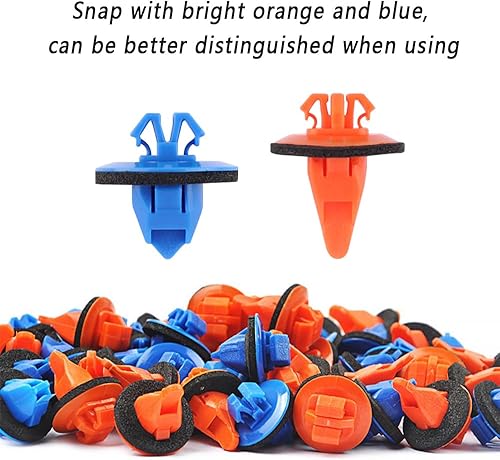 Miniatura 5 de 50 clips de guardabarros – Clips de retención de guardabarros de nailon coloridos compatibles con Toyota 4Runner, RAV4, FJ Cruiser, Tacoma –