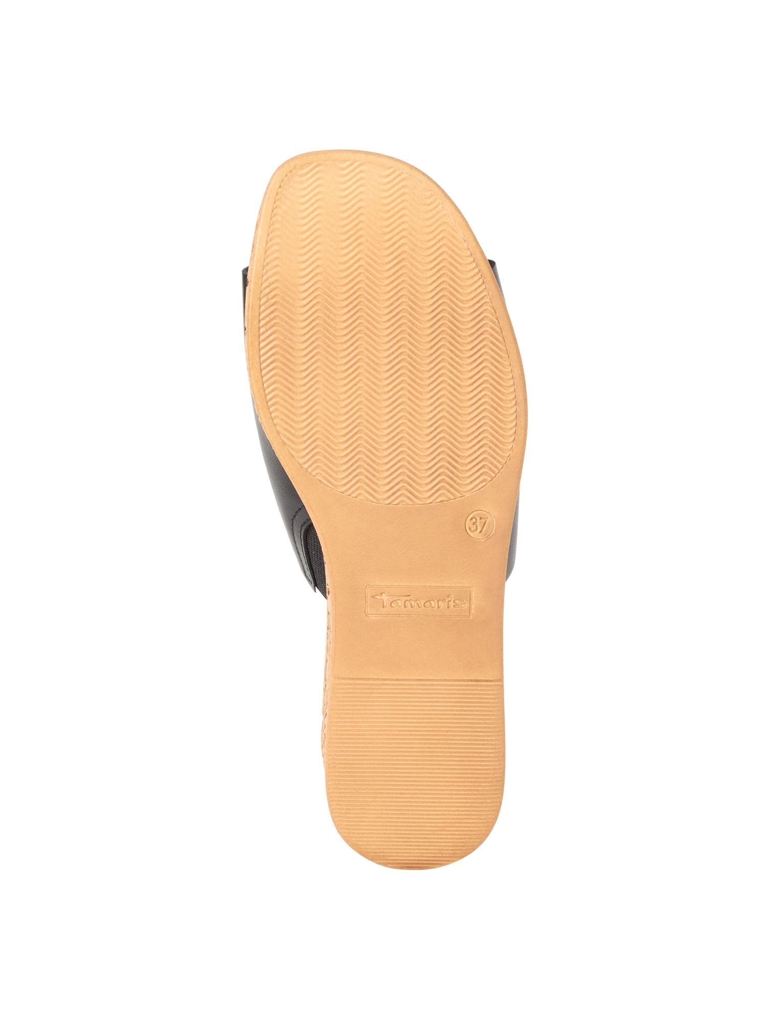 Tamaris Mule femme à talon compensé en cuir
