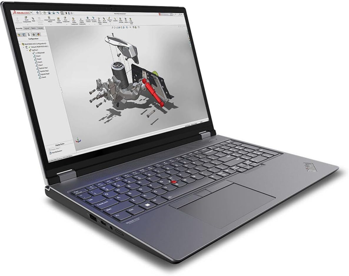Lenovo ThinkPad P16 Gen 2 21FA002NUS 16" Mobile Workstation - WQXGA - 2560 x 1600 - Intel Core i9 13th Gen i9-13950HX Tetracosa-core (24 Core) - 32 GB Total RAM - 1 TB SSD - Villi Black, Storm Gray