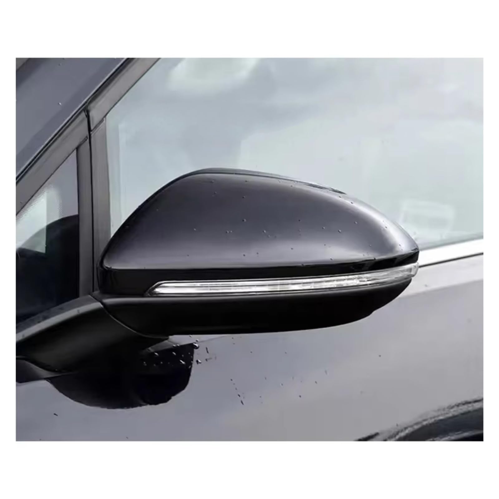 Rétroviseur Électrique Pour VW Pour Golf 7 MK7 13-17 Clignotants rabattables chauffants électriques automatiques 6 9 13 fils Ensemble rétroviseurs latéraux(9 Wires Black L K)