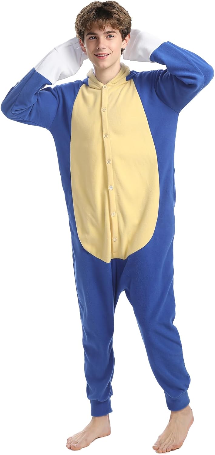 Animal Blue Pajamas Unisex Adult Jumpsuit Cosplay Costume - Image 2