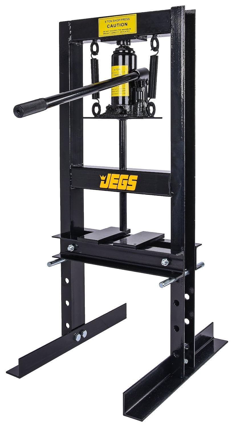 Hydraulic Shop Press [6-Ton] | Hydraulic Shop Press for handle problems like straightening bent control arms and tie rods; steel construction product thumbnail 4