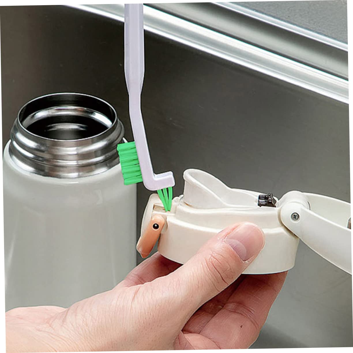 DECHOUS 64pezzi Spazzole Per Bottiglie e Contenitori Spazzole Multi- Per e Fessure Per Tazze Borracce e Accessori Domestici