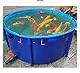 Segeltuch-Fischteich-Pool,Große Zusammenklappbare Außenplane,Segeltuch-Fischteich,Für Die Wasserspeicherung, Fischzucht,Garnelenzucht,Hydroponische