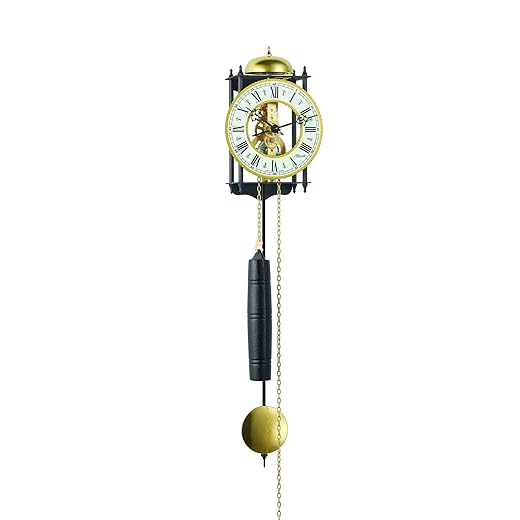Hermle New Skeleton Wall Clock Brass 70731000711 ,Germany product image