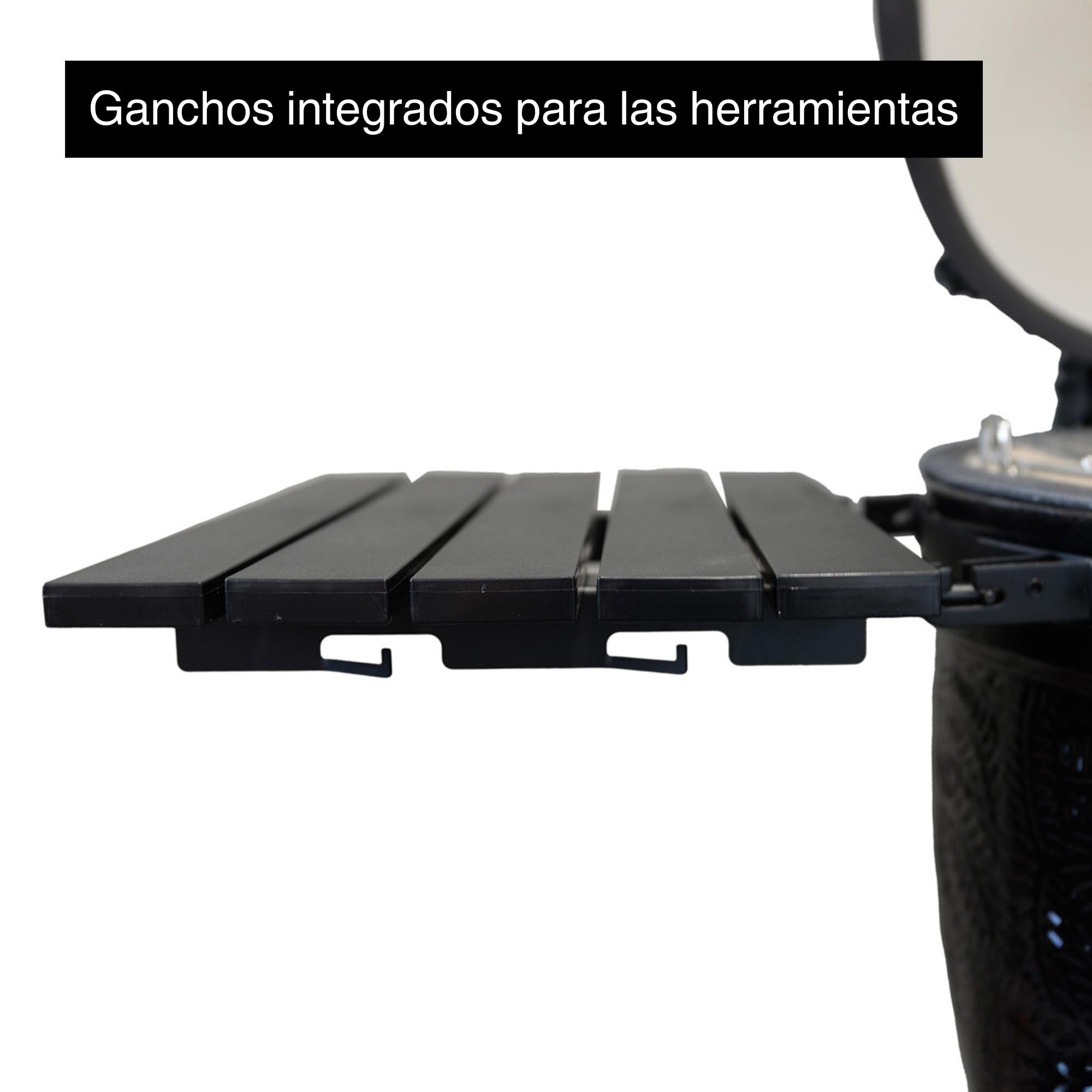 Barbecook Barbacoa Kamado Kamal 2.0 Grill, ahumar, Vapor, Asar, Grande, Negro, 128x78x115cm
