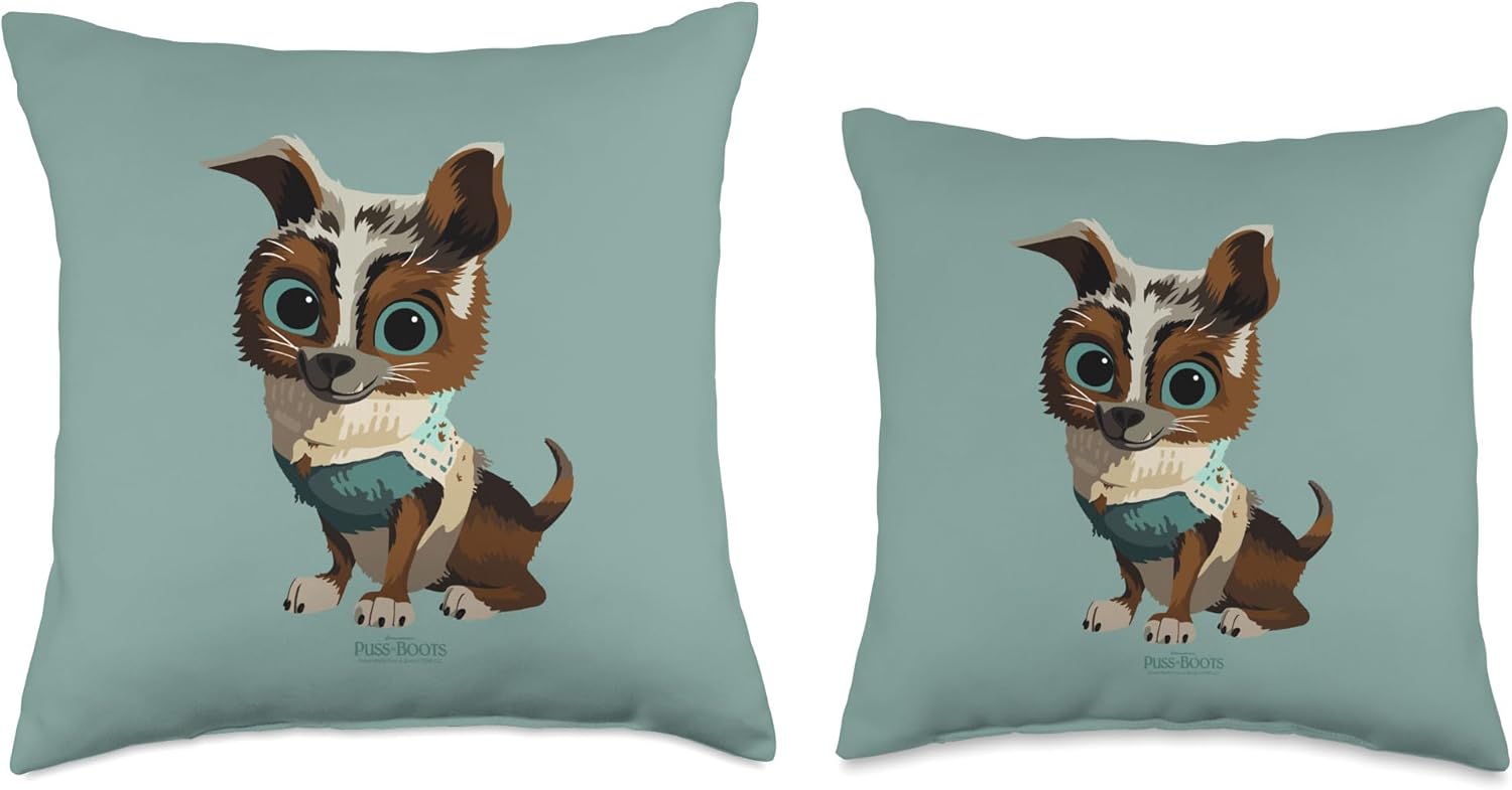 DreamWorks Puss in Boots: The Last Wish Perrito Throw Pillow
