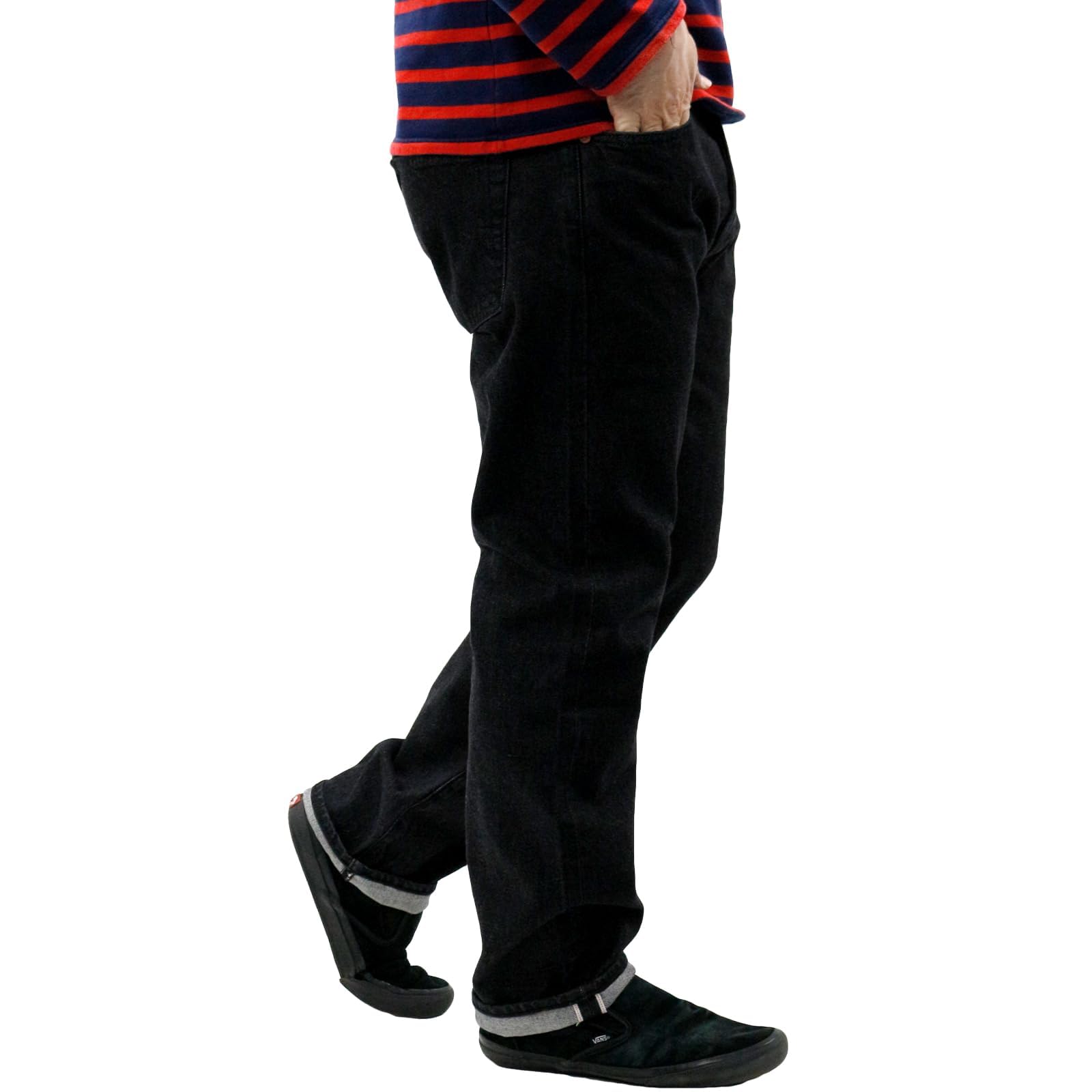 LEVI'S】リーバイス501 ブラックデニムパンツ 赤耳 別注モデル W31 LEVI'S】リーバイス501 ブラックデニムパンツ 赤耳 別注モデル W31