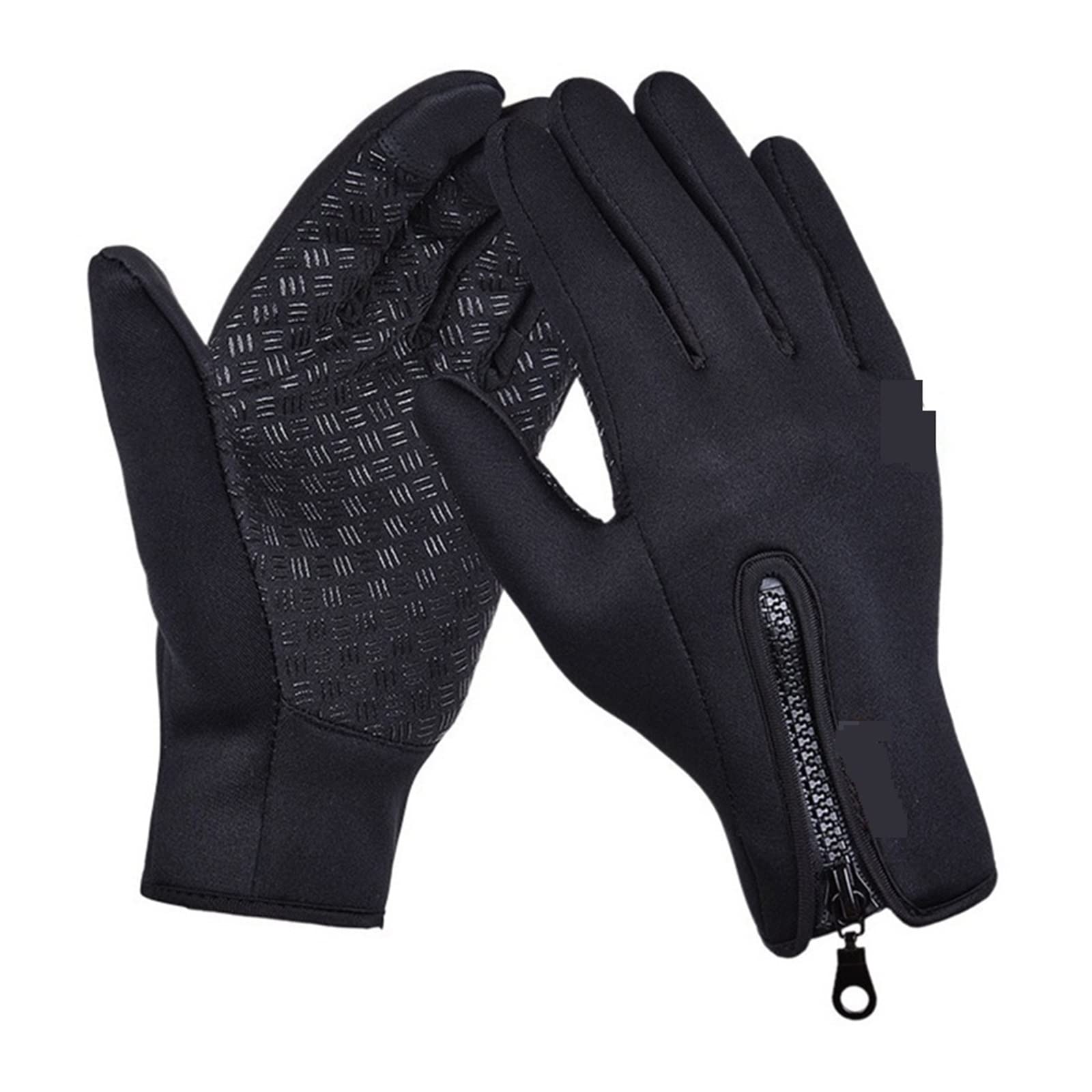 guanti da immersione, Guanti da ciclismo invernali uomo e donna, touchscreen, impermeabili, antivento, antiscivolo, alla moda, neri
