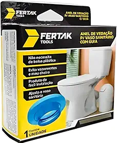Anel de Vedação Vaso Sanitário Universal Sem Vazamentos Evitar Mau Odores Fixação Segura Instalação Fácil Sem Problemas