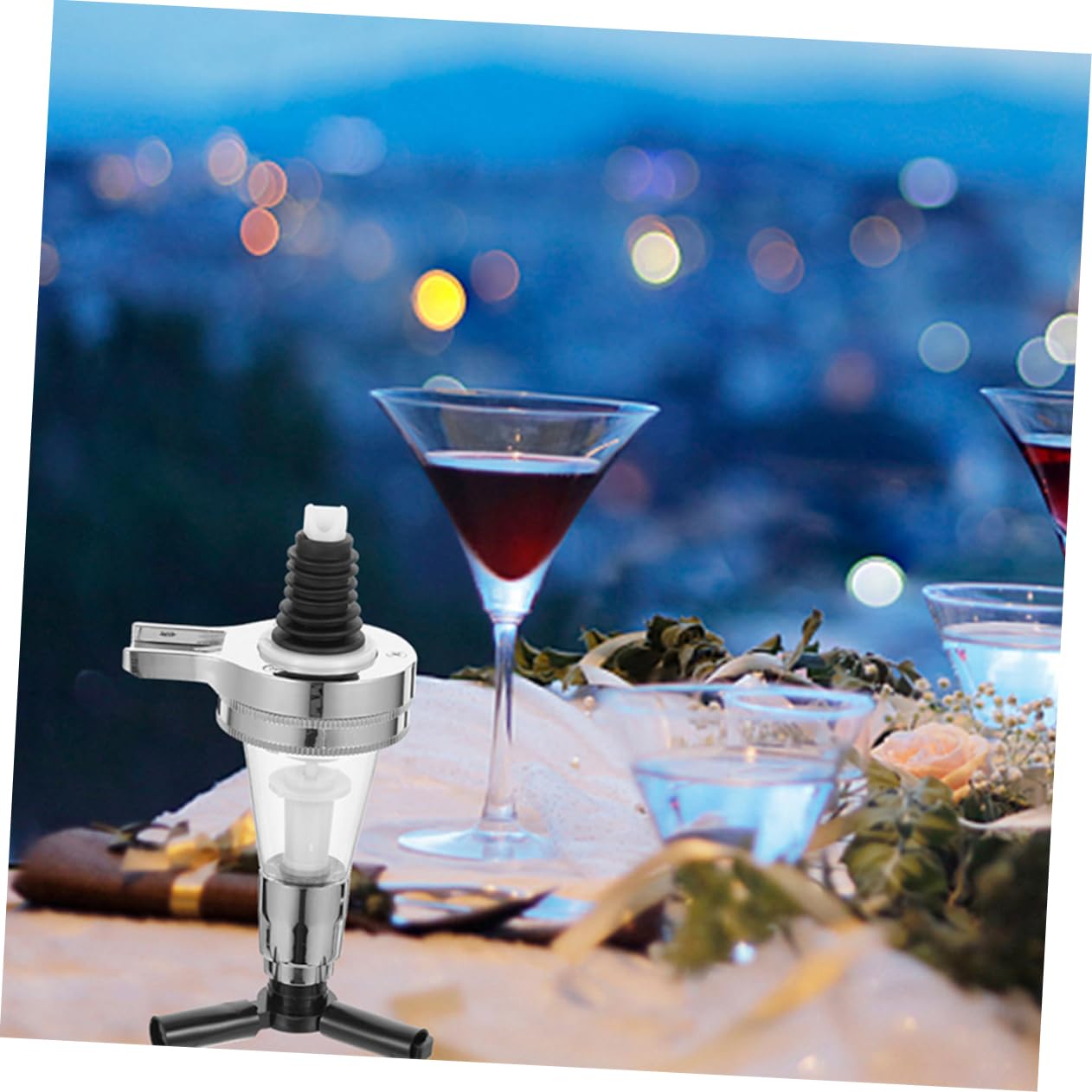 4piezas Dispensador De De Pared De Dosificador De Bebidas para Bar Diseño y Reutilizable para Whisky y Bebidas Frías