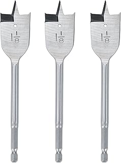 1 1/8 inch Wood Spade Drill Bit Wood Paddle Flat Bit 3 PCS
