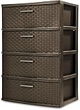 TNLOJI Brown Storage Drawer, 4...