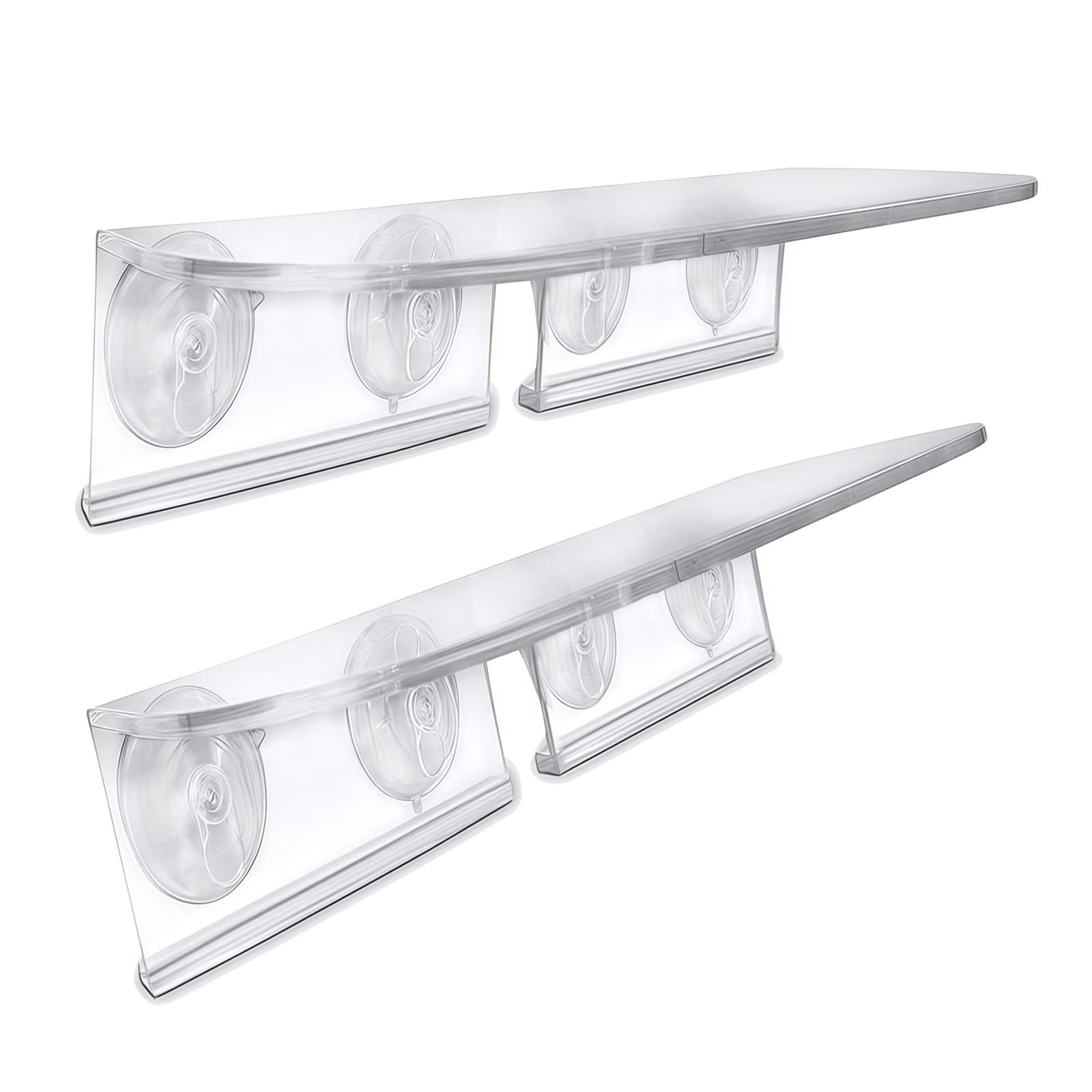 ZBIianxer Transparency Acrylic Plant Rack for Window Gardens Multipurpose Plant Holder Stand for Growing Vegetables Double Layer Shelf