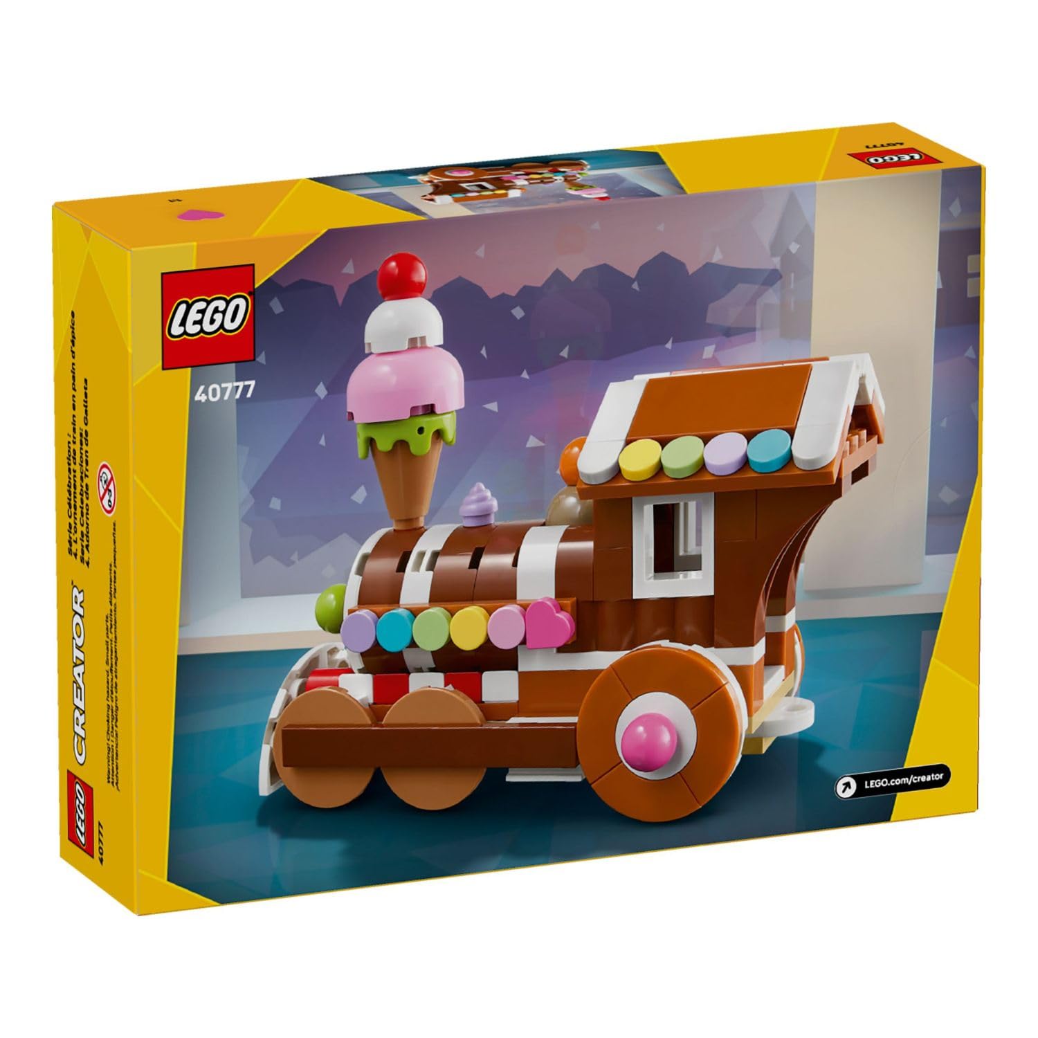 LEGO Creator Celebration Series Gingerbread Train Ornament, 190 Pieces, Set 40777, Building Toy for Ages 8+ - Image 2