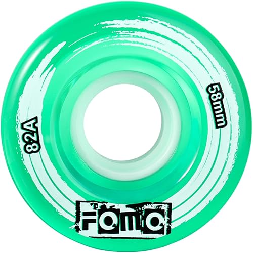 Miniatura 2 de Ruedas de patines para exteriores o interiores, 2.283in, 1.260in, 82 A, juego de 8