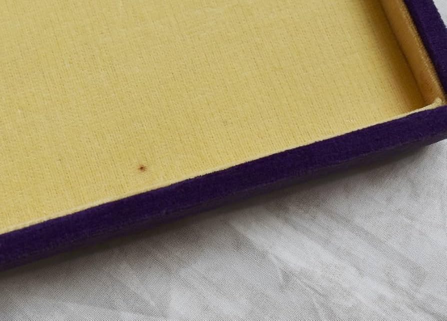 Amazon | 紫ベルベット組み入れ箱入り 13絃 琴柱 箏柱 セット 白