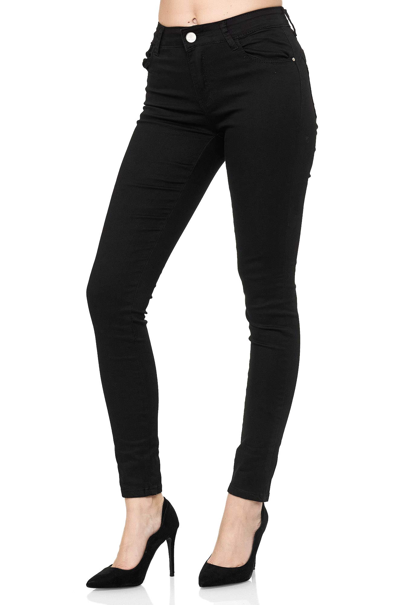 Elara Donna Pantaloni Elasticizzati Push Up Jeans Chunkyrayan