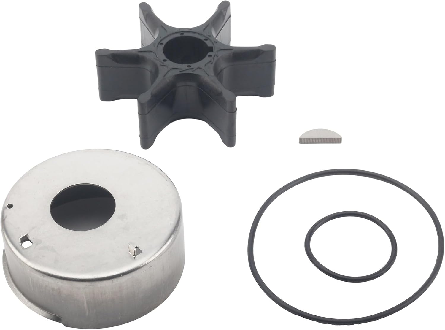 888687A1 Water Pump Impeller Repair Kit for Mercury 4 Stroke 225 HP EFI for Yamaha 150-300 HP Outboard Engine Cooling System Service Compatible with 61A-W0078 Sierra 18-3396 Replacement GLM 22199