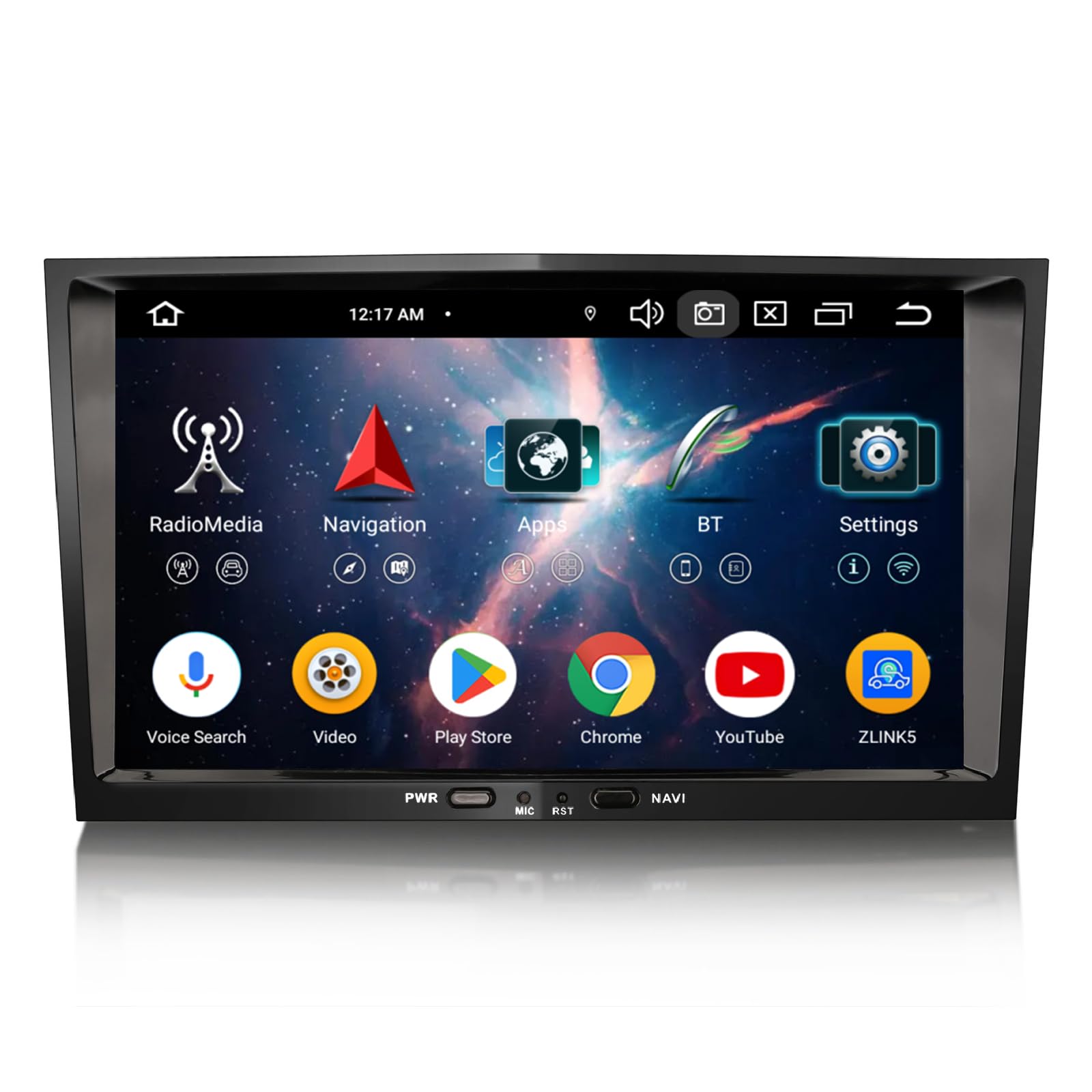 Erisin 8-calowe ośmiordzeniowe radio samochodowe z systemem Android 13 DAB+, 4 GB + 64 GB, do Opel Astra H, Corsa D, Zafira, Meriva, Signum, Tigra, Vectra, z nawigacją GPS, CarPlay, Android, Auto WiFi