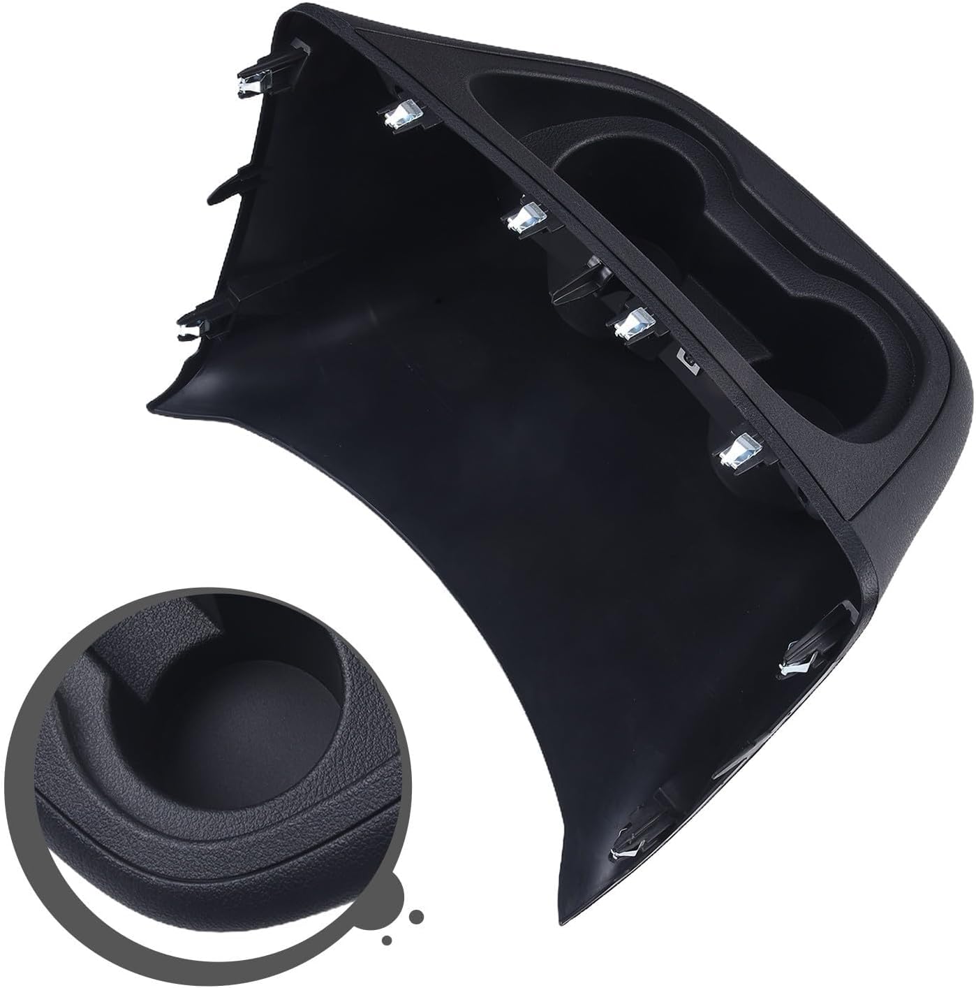 Central Control Cup Holder Panel for Vito Metris W447 2016-2023 Cup Holder Panel Car Interior Cup Holders Parts Black Plastic Brackets