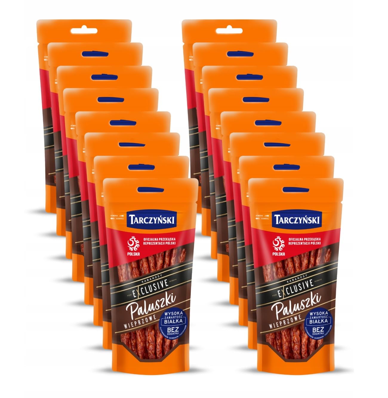 Tarczynski Kabanossi Sticks 16x 95g - Cabanossi Wurst Schweinefleisch Snack