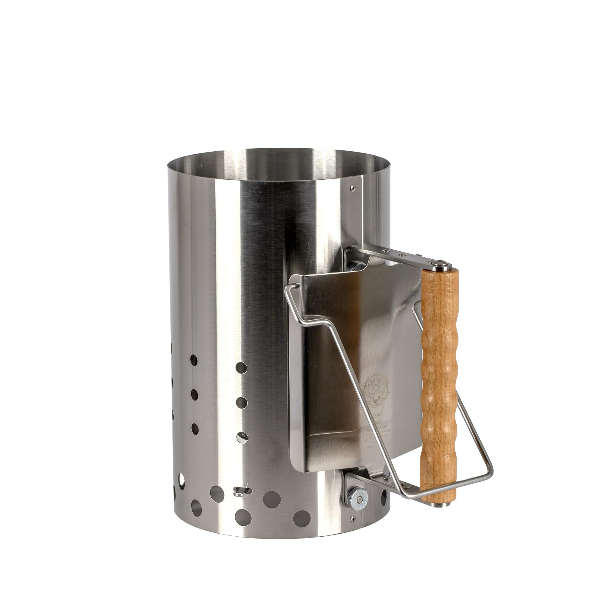 Petromax Anzündkamin XL Edelstahl, 6,5L, für Holzkohle & Briketts, schneller Grillstart