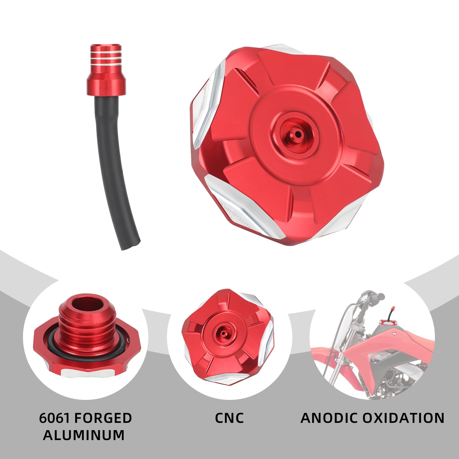 BIUGERCN Bouchon De Réservoir De Carburant Pour Moto Dirt Pit