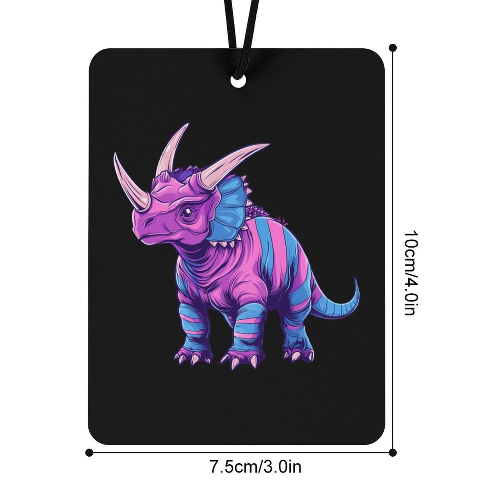 Bisexual Dinosaur Car Air Freshener Hanging Aromatherapy Tablets for Car Accessories Square
