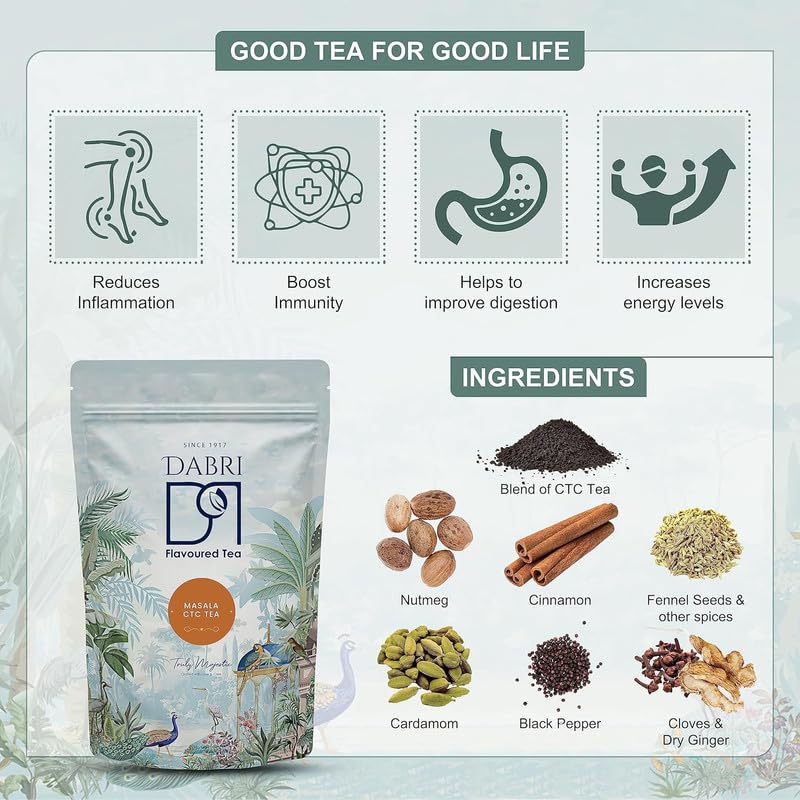 Image of Masala Chai Patti Powder 250gm With Mystical 7 Flavour Teabags (21 Bags) Combo pack|Premium Chai with Natural Spices|Aromatic Blend| Masala Kadak Chai Patti|Boosts Immunity & Increases Energy Level