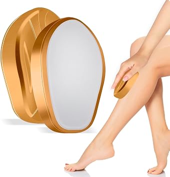 Crystal Hair Eraser, Painless Hair Removal Tool, Reusable Hair Remover for All Body Parts Gold