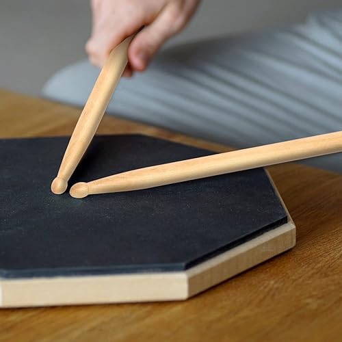 Miniatura 7 de Baquetas, 24 pares de baquetas 5A, 16 pulgadas, baquetas clásicas con punta de madera a granel, baquetas de madera de arce, por GNIEMCKIN.