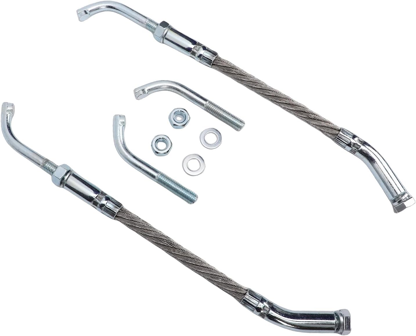BAFOVY Ice Scratchers Kit, High Strength Metal for All Snowmobiles with Reverse and Non Reverse Gears, Track Height 2.5 Inches, Enhanced Traction and Stability