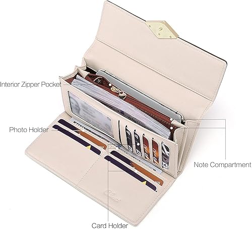 Miniatura 7 de CLUCI Carteras de cuero para mujer con maletín para mujer