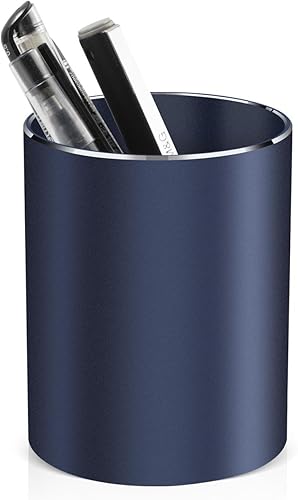 Miniatura 8 de Soporte para bolígrafo, taza cuadrada para bolígrafo, soporte para lápices de metal, organizador de papelería de escritorio, accesorios de