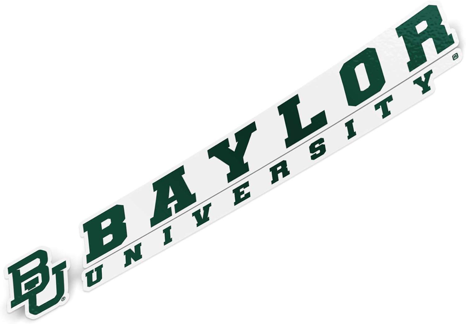 Desert Cactus Baylor University Bears Name Logo Vinyl Decal Laptop Water Bottle Car Scrapbook (8 Inch Sticker)
